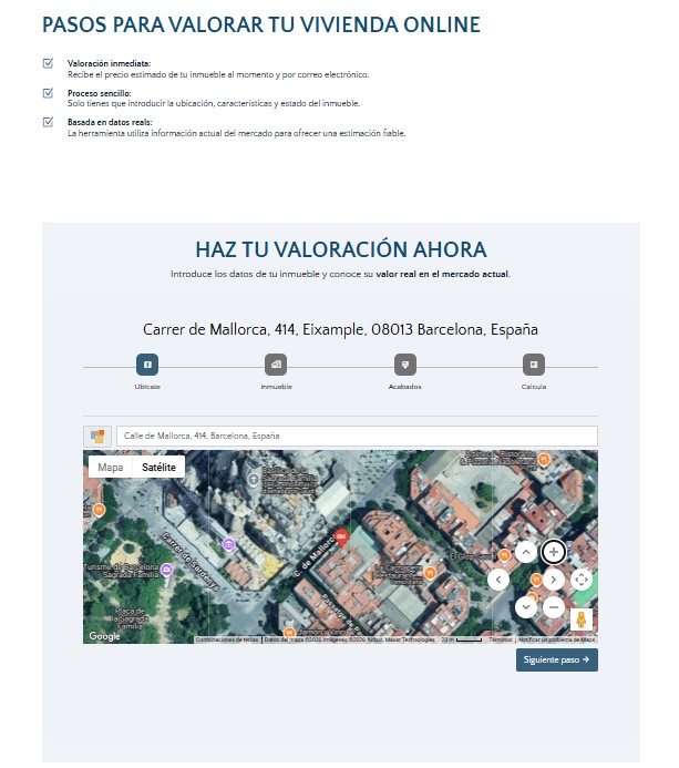 Integración valorador Homeprice